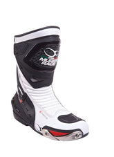 MUGENRACE BOT-MNR-1490 SPHANTOM Moto Deporte Botas Negro Blanco - BOTAS