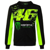 VR46 HOMBRE SUDADERA CREMALLERA MONZA NEGRO