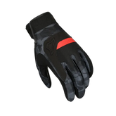 Luvas MACNA CONGRA para Motociclismo Adventure Touring Cinzento e Vermelho – Maximomoto ES