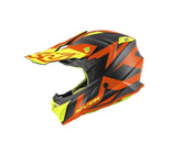 KAPPA KV49 Shock Moto Cross Enduro Casco Naranja Mate Negro Rojo - CASCO