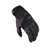 Luvas desportivas em pele para motociclismo MACNA JUGO, pretas – Maximomoto ES