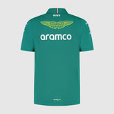 ASTON MARTIN F1 Hombres Team 2025 Equipo Polo Verde