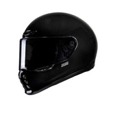 HJC V10 GRAPE motociclismo integral Casco negro brillante