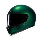 HJC V10 GRAPE carreras moto intenso integral Casco verde