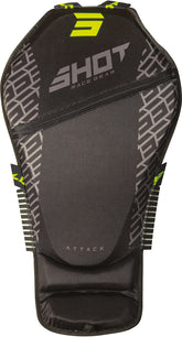 SHOT DORSALE ATTACK PROTECTOR DE ESPALDA NEGRO AMARILLO