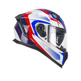 CGM 311G BLAST SPORT Moto Integrales Casco Blanco Azul