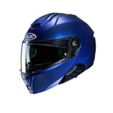 HJC i91 Casco Modular Moto Plano Metálico Azul