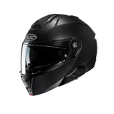 HJC i91 Casco Modular Para Moto Urbano Street Riding Semi Plano Negro