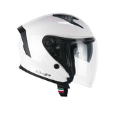 CGM 127A DEEP MONO Cara Abierta Casco Jet Blanco