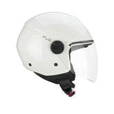 CGM 167A FLO MONO Abierto Jet Casco Blanco Larga