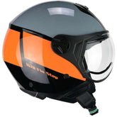 CAPACETE MOTO CGM 167R FLO STEP JET GRIGIO ARANCIONE SAGOMATA – Maximomoto ES