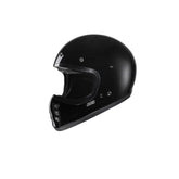 HJC V60 ESTILO CLÁSICO DE MOTOCICLETA CASCO INTEGRAL NEGRO