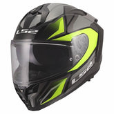 LS2 FF817 CHALLENGER II VIPER CASCO DE MOTO GRIS H-V AMARILLO – Maximomoto ES
