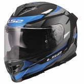 LS2 FF818 STORM III KOMAI CASCO DE MOTO NEGRO AZUL – Maximomoto ES