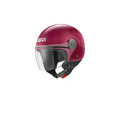 GIVI CASCOS DEMI-JET H107S ROSSO BORDEAUX - R366