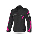 BELA HIGHLAND MUJER MOTO CHAQUETA NEGRO ROSA – Maximomoto ES