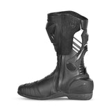 SHUA - BOTAS PIEL SUPER TECH NEGRO/BLANCO - SECURTEX MOTOR S.L (t/a MaximoMoto)