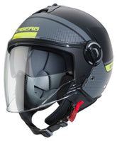 CABERG-CASCO RIVIERA V4 ELITE MATT/BLACK/ANTHRA/YELLOW F
