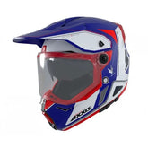 AXXIS-CASCO MX803DS WOLF DS ROADRUNNER C7 AZUL MATE