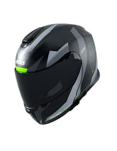 AXXIS-CASCO FU403SV GECKO SV SHIELD B2 GRIS BRILLO