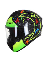 AXXIS-CASCO FF112C DRAKEN S CRAZY A3 AMARILLO FLUOR MATE – Maximomoto ES