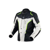 REBEL HORN - TEXTILE JACKET HIKER III BLACK/GREY/FLO YELLOW