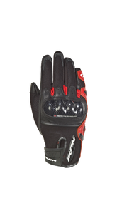IXON RS RISE AIR Herren-Motorradhandschuhe fürs Roadster, Schwarz/Rot – Maximomoto ES