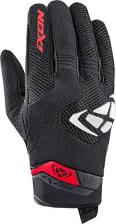 IXON MIG 2 AIRFLOW Herren-Roadster-Handschuhe Schwarz Weiß Rot – Maximomoto ES