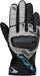 IXON GRAVEL AIR GUANTES DE HOMBRE PIEL NEGRO GRIS AZUL – Maximomoto ES