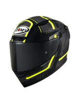 SUOMY-CASCOS TRACK-1 NINETY SEVEN MATT GUN METAL/YELLOW – Maximomoto ES