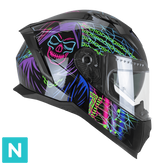 Capacete integral para moto CGM 311A Blast Mono, preto brilhante. – Maximomoto ES