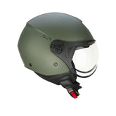 CGM 167A FLO MONO Cara Abierta Jet Casco Verde Mate