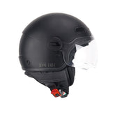 CGM 191A PIX MONO ABIERTO Moto Casco Negro Mate