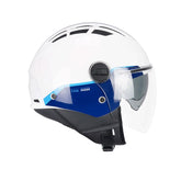 CGM 116G AIR BICO Scooter Urbano Jet Casco Blanco Azul