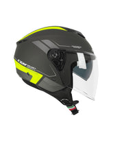 CGM 126G IPER CITY Casco de Moto Grafito Amarillo Fluo - CASCO