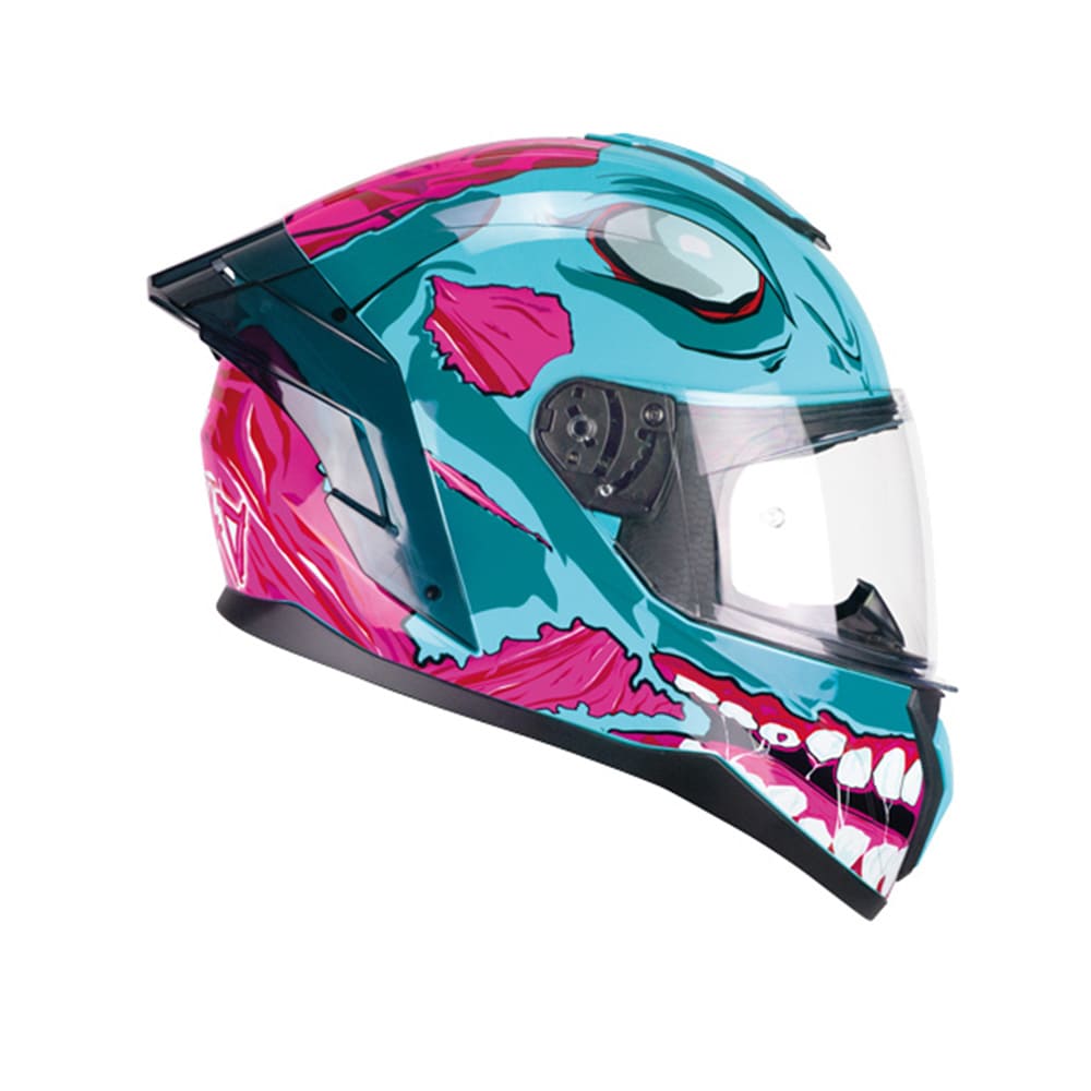 CGM 330U RIOT UNDEAD Full Face Motorcycle Helmet Blue Pink – SECURTEX MOTOR S.L (t/a MaximoMoto)