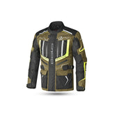 BELA - WATSON HOMBRE MOTO CHAQUETA TEXTILE NEGRO CAQUI AMARILLO BLANCO – Maximomoto ES