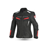 BELA - Chaqueta Textil Sprinter Lady Negro/Rojo