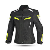 BELA - Chaqueta Textil Sprinter Lady Negro/Amarillo Fluor