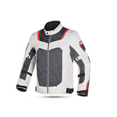 R-TECH SPIRAL MESH CHAQUETA DE VERANO HOMBRE HIELO GRIS OSCURO NEGRO ROJO – Maximomoto ES