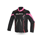 BELA STAR LIGHT NINOS MOTO TEXTILE CHAQUETA NEGRO ROSA – Maximomoto ES