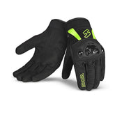 SHUA - Guantes Textil Shot Lady Negro/Amarillo
