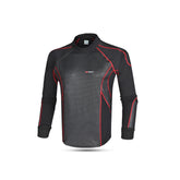 R-TECH - Térmico Textil Jack Wind Stoper Negro/Rojo