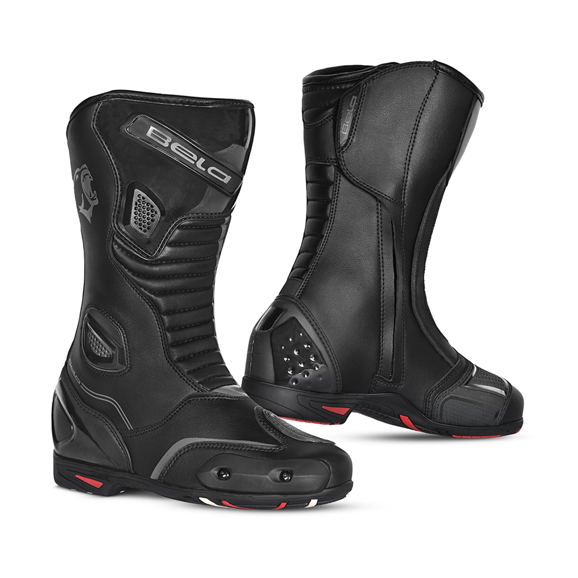 Bela Strip Botas de Moto Carretera Unisexo Negro – SECURTEX