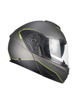 CGM 560G MAD RIDE Grafito Casco Modular Amarillo Fluorescente Mate - CASCO