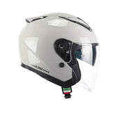 CGM 136A DNA MONO Moto Cara Abierta Jet Casco Gris