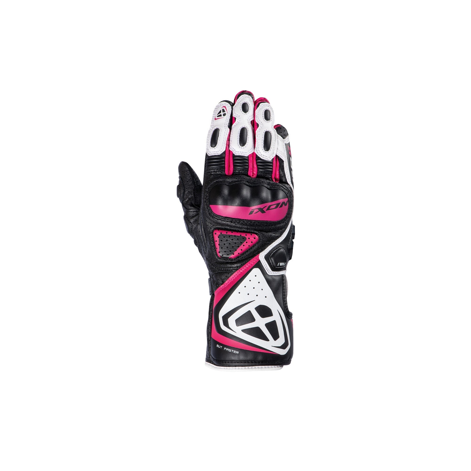 IXON- GP5 AIR LADY HANDSCHUHE SCHWARZ/WEIß/FUSHIA – SECURTEX MOTOR S.L (t/a MaximoMoto)