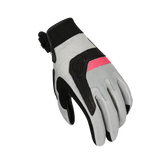 Luvas de motociclismo MACNA CONGRA Adventure Touring para mulher, cinzento e rosa. – Maximomoto ES