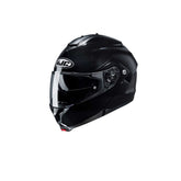HJC C91N Casco de moto modular de metal negro sólido