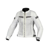 Veste de moto urbaine pour femme MACNA VELOTURA, gris clair – Maximomoto ES